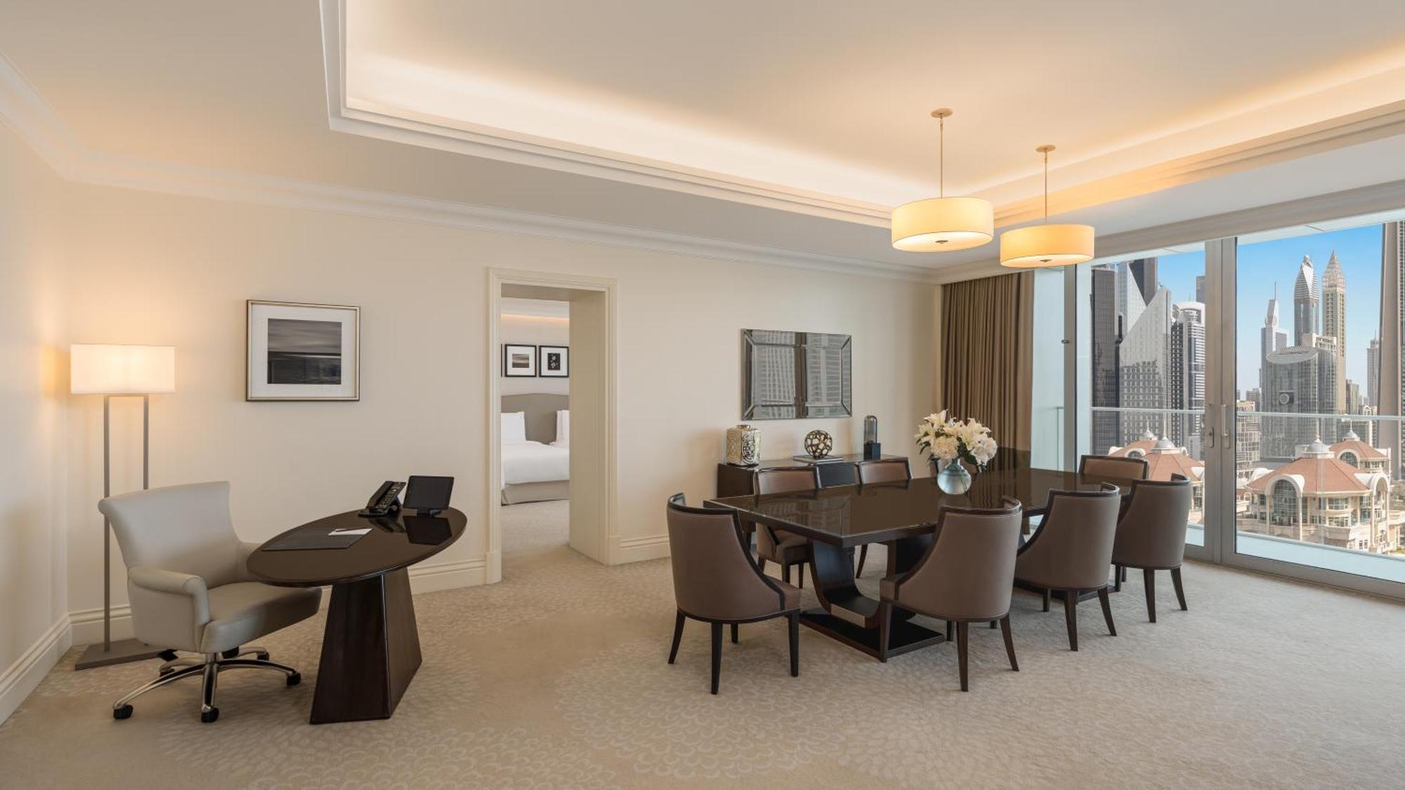Kempinski The Boulevard Ντουμπάι Εξωτερικό φωτογραφία A typical dining room